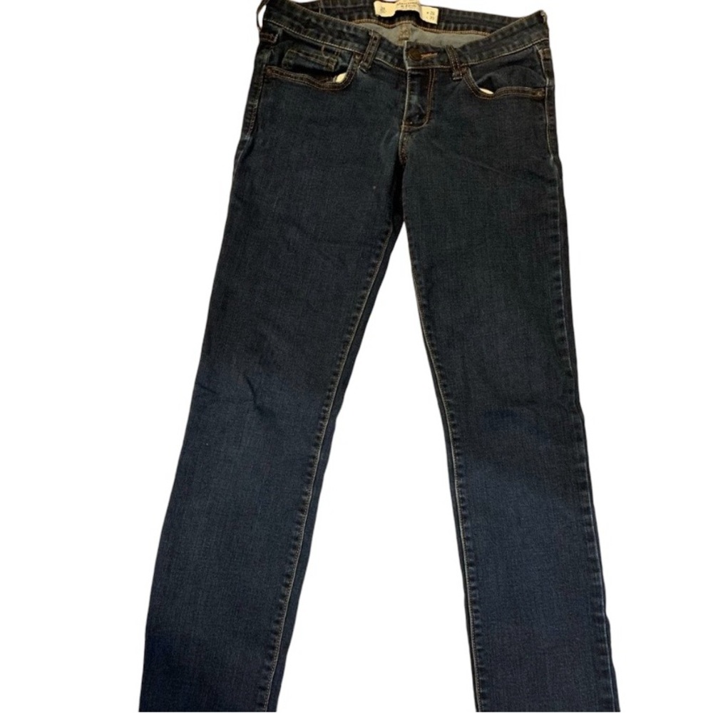 Abercrombie and Fitch Straight Leg Dark Wash Jeans Women’s Size 2 Regular